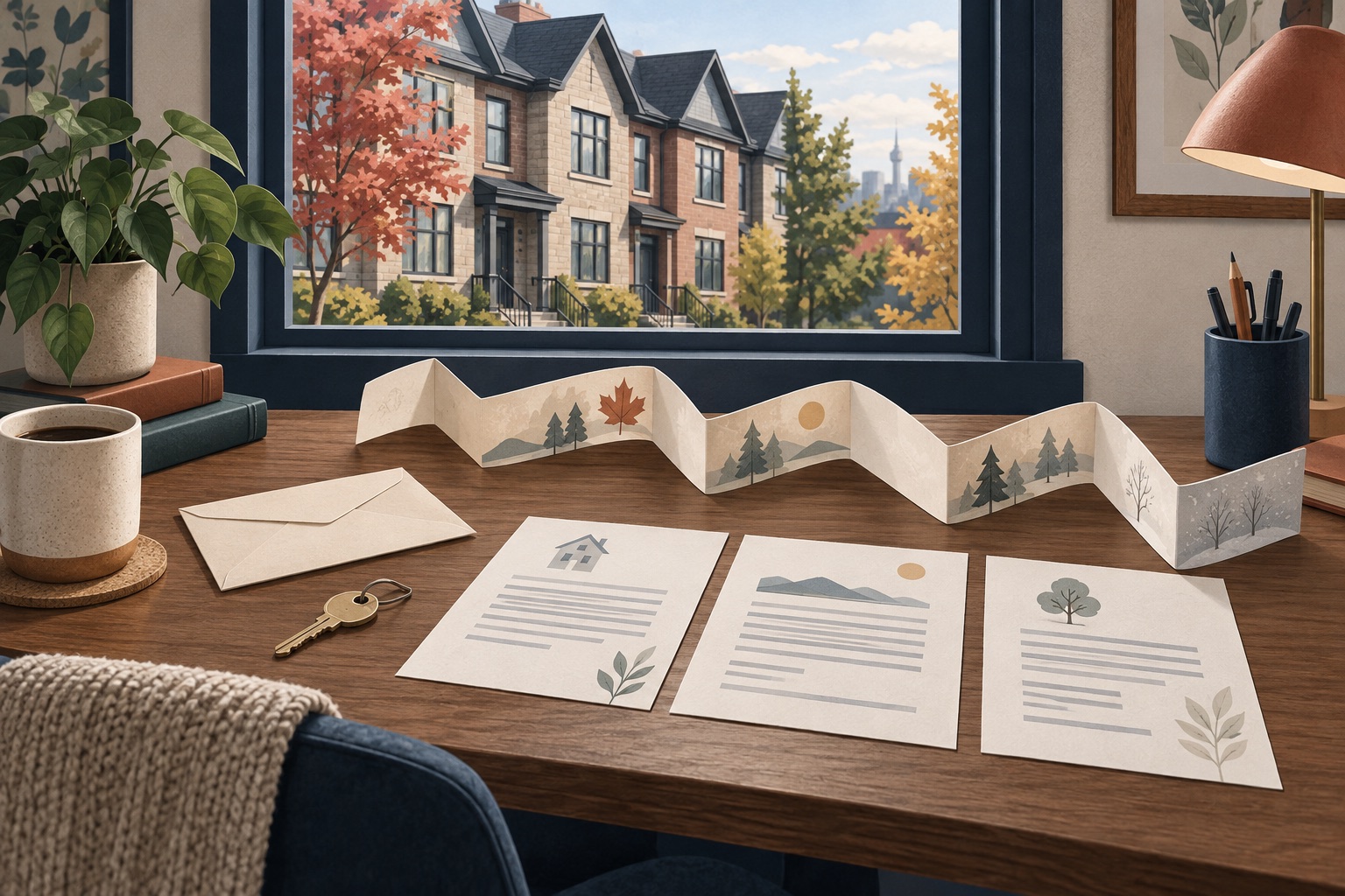 AI-generated editorial illustration for Before Renewing Your Canadian Mortgage, Check More Than the Payment